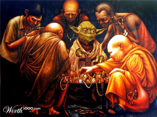 Illustration for article titled The Most Exalted Star Wars Religious Art In The Universe